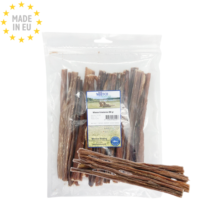 Whesco Grisetarme Naturlig Hundesnack 200 g